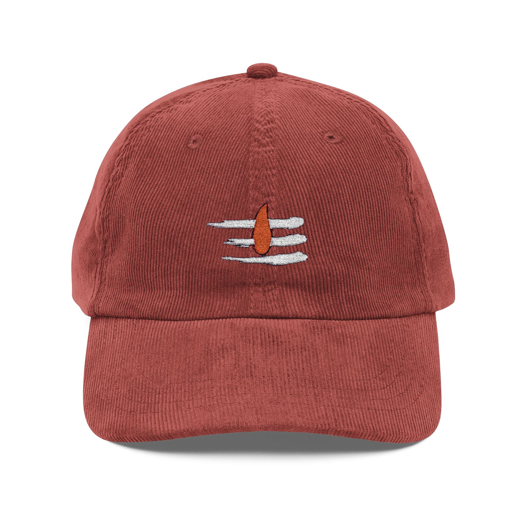 Shiva Tripundra Corduroy Embroidered Cap