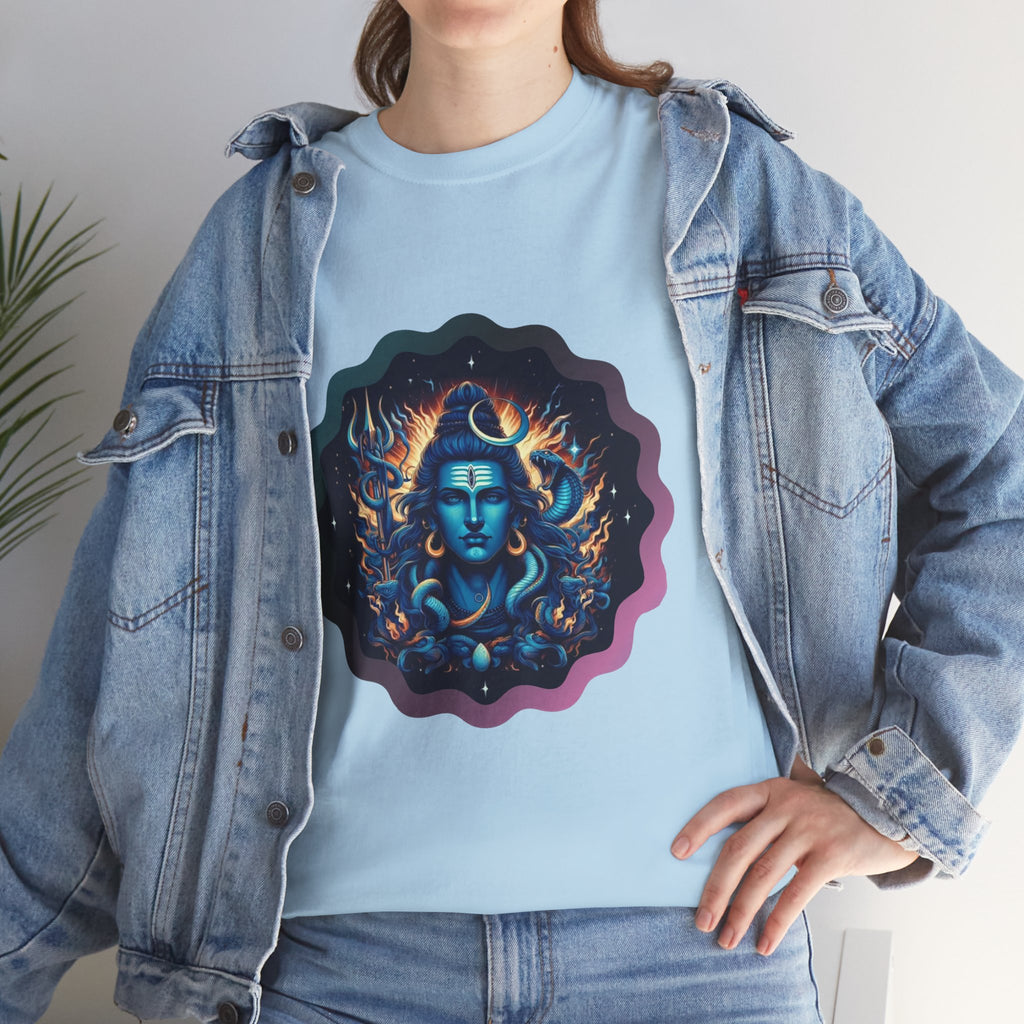 Lord Shiva Flame Graphic T-Shirt