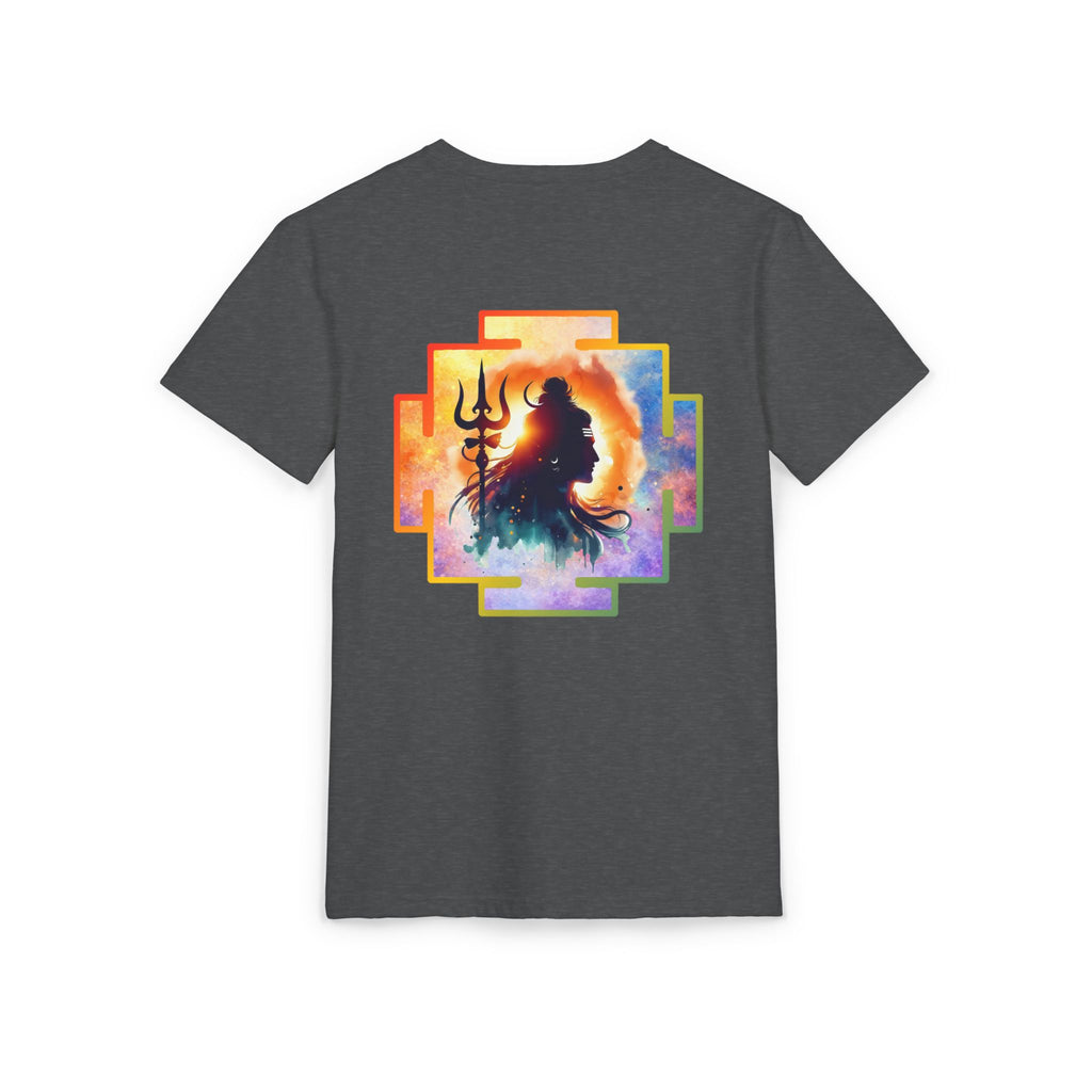 Shiva Cosmic Yantra Suede T-Shirt