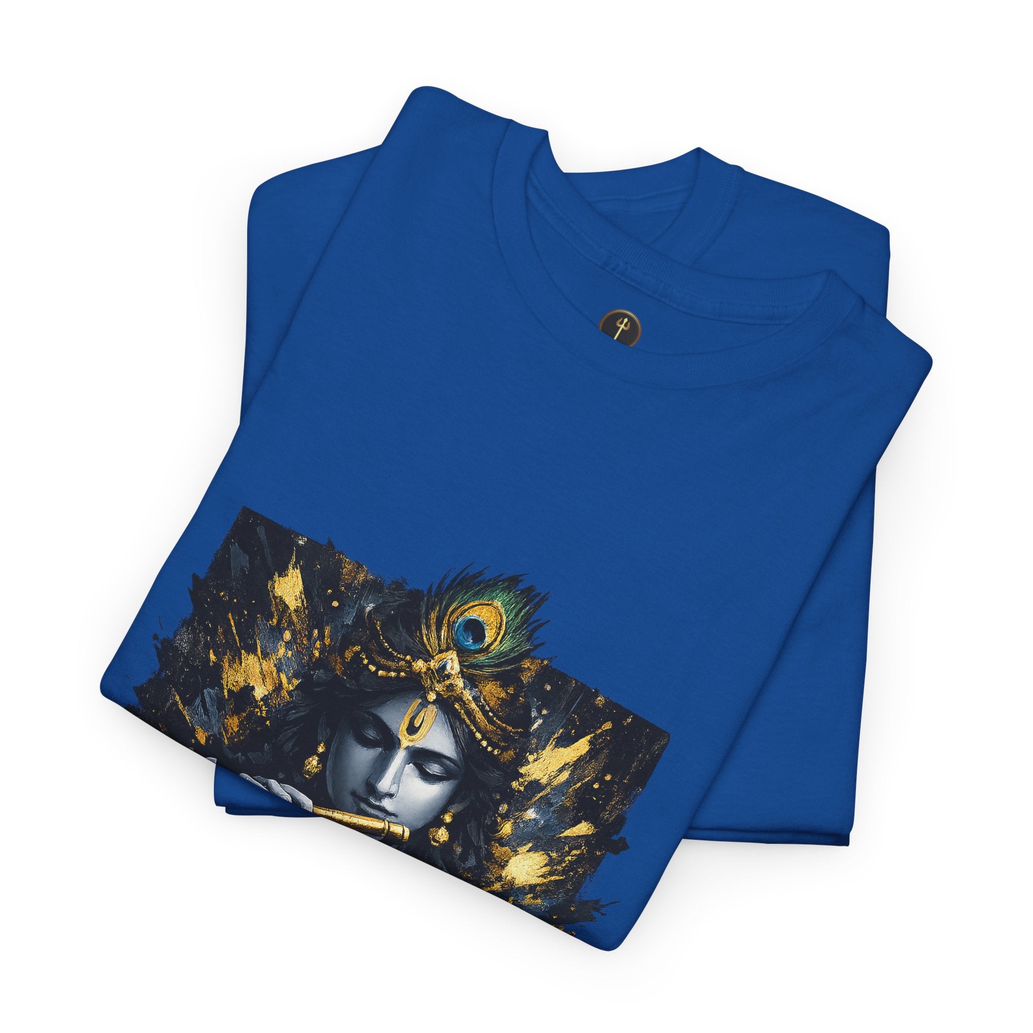 Krishna Black T-Shirt – Spiritual | Minimal Krishna