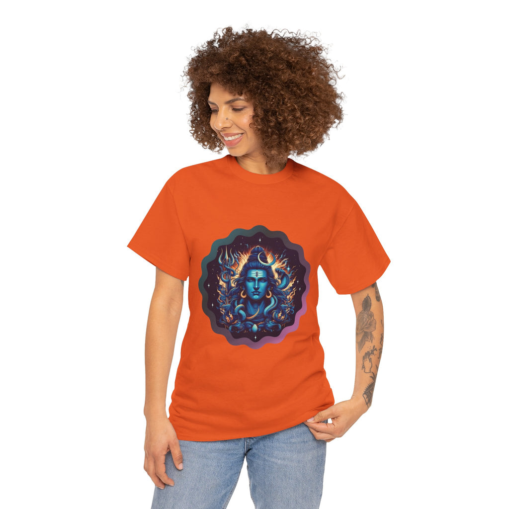 Lord Shiva Flame Graphic T-Shirt