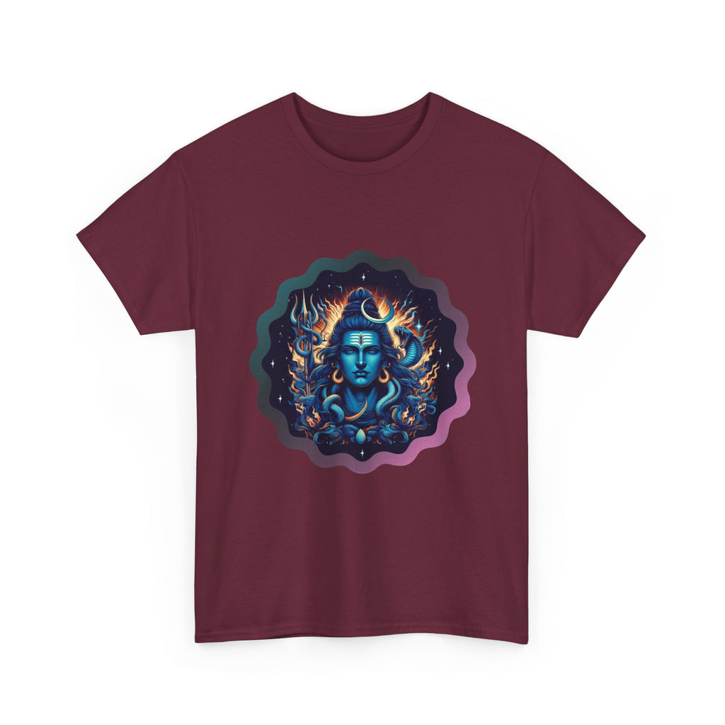 Lord Shiva Flame Graphic T-Shirt