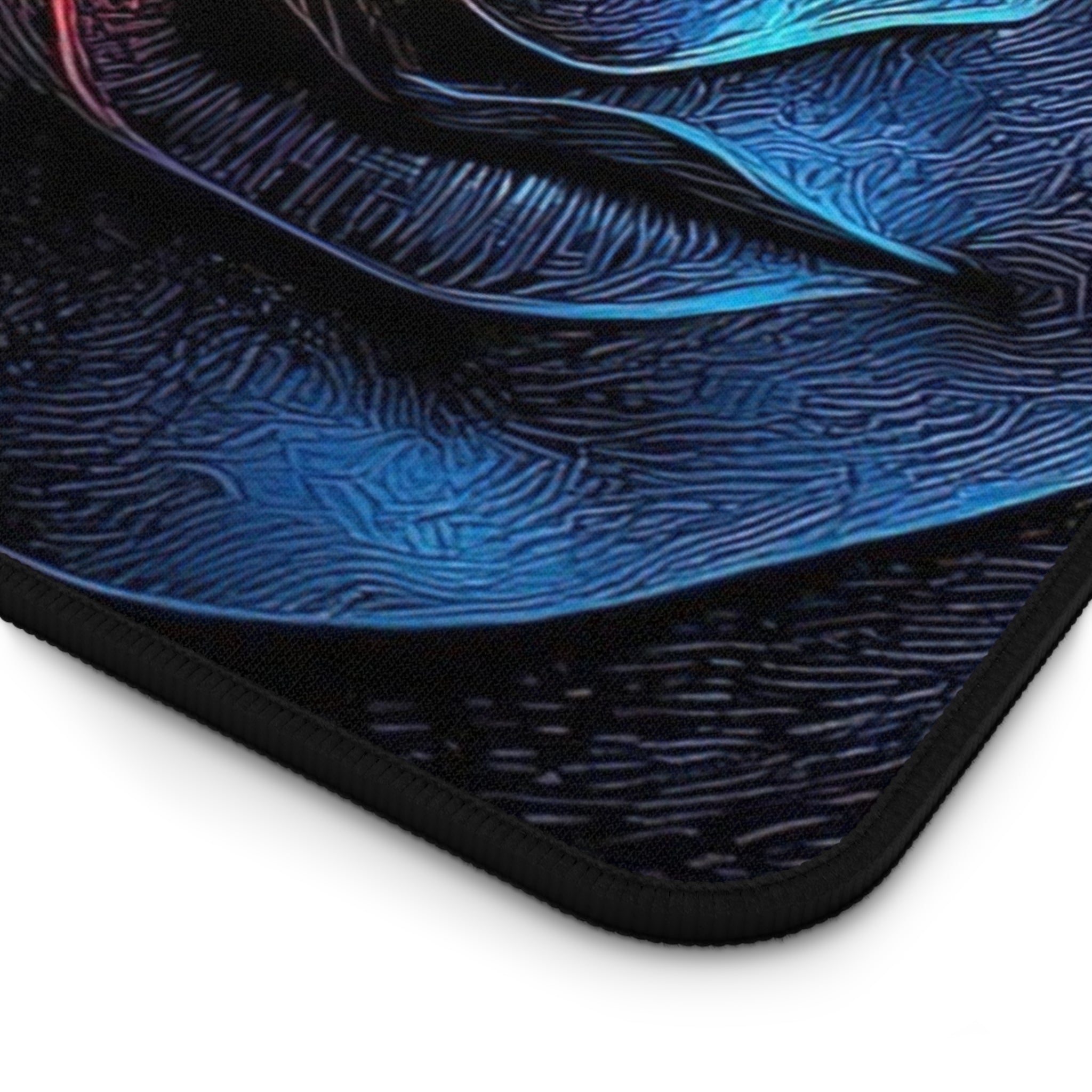 Shiva Desk Mat — Vibrant Meditative Office Mouse Pad