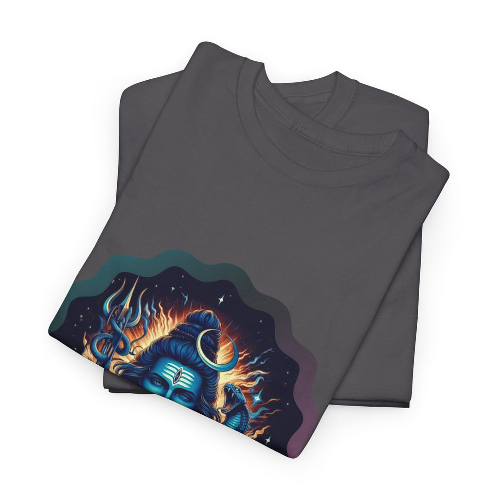 Lord Shiva Flame Graphic T-Shirt