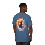 Shiva Cosmic Yantra Suede T-Shirt