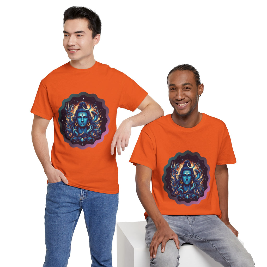 Lord Shiva Flame Graphic T-Shirt