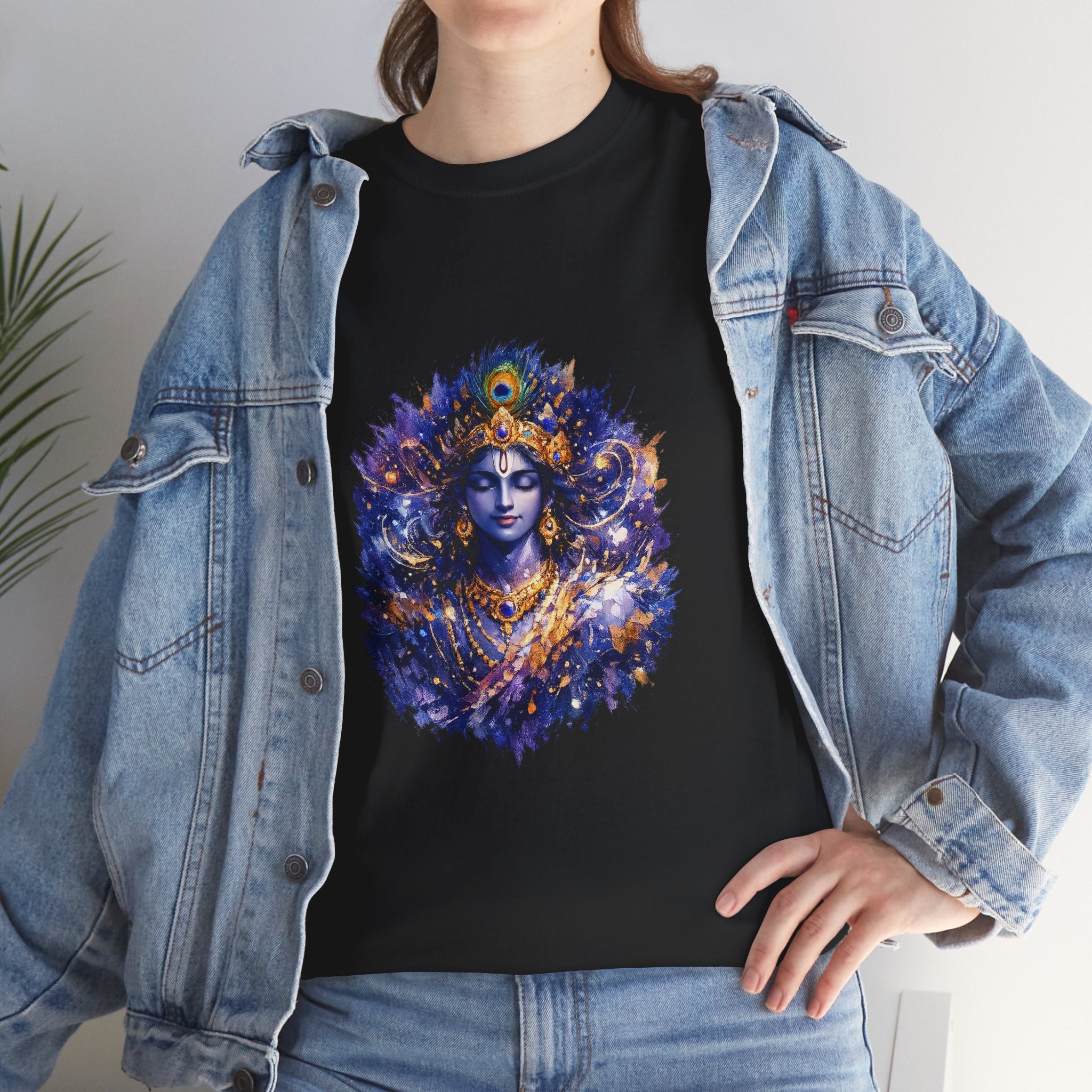 Krishna Cosmic T-Shirt – Vishvarupa Inspired Graphic Tee