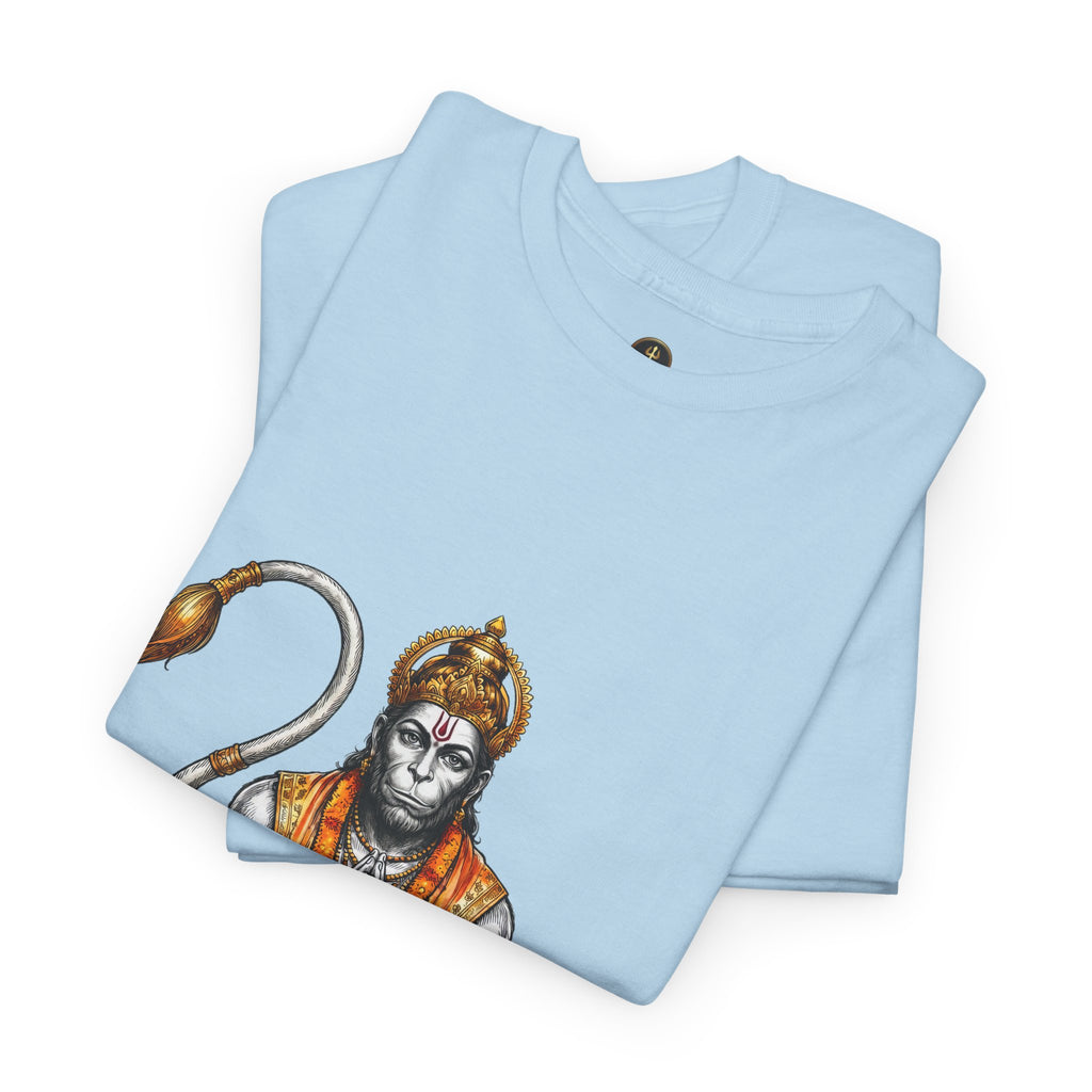 Hanuman Meditation T-Shirt – Inner Stillness & Spiritual Discipline Design