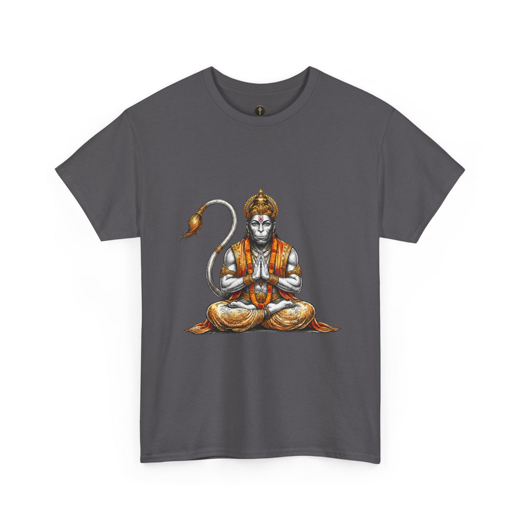 Hanuman Meditation T-Shirt – Inner Stillness & Spiritual Discipline Design