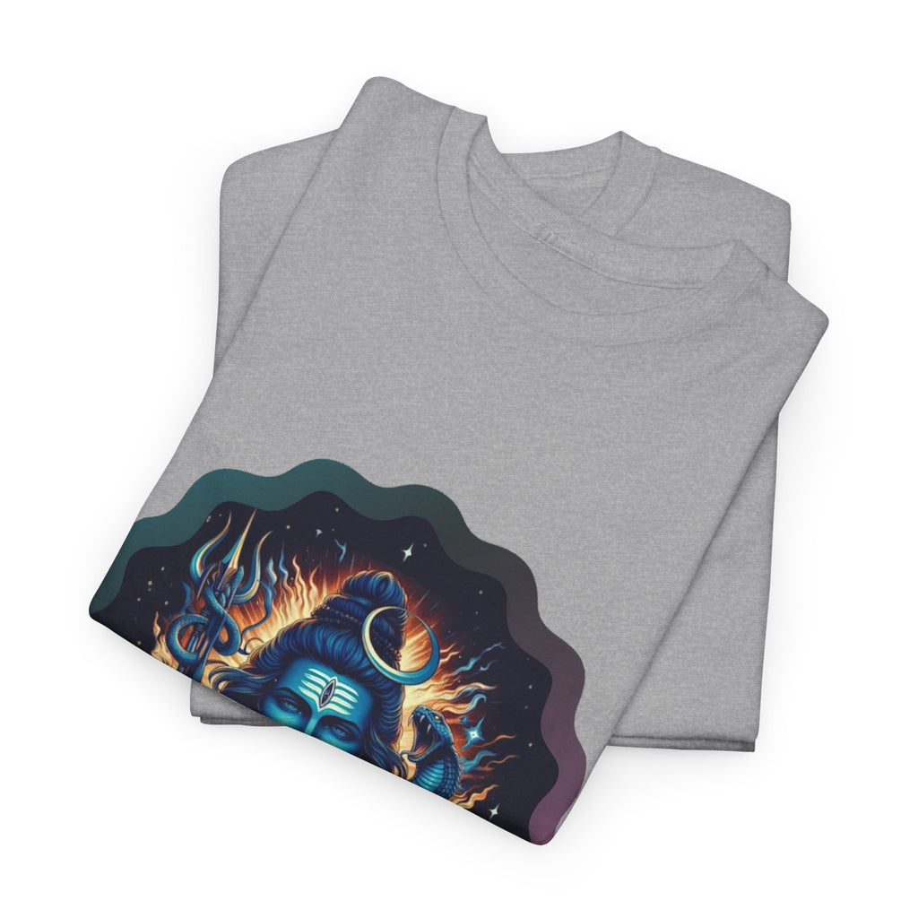 Lord Shiva Flame Graphic T-Shirt