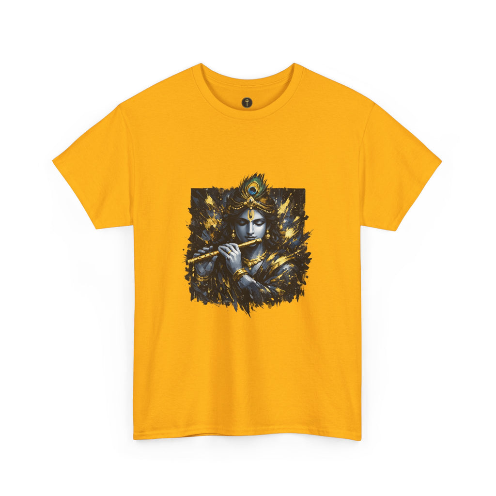 Krishna Black T-Shirt – Spiritual | Minimal Krishna