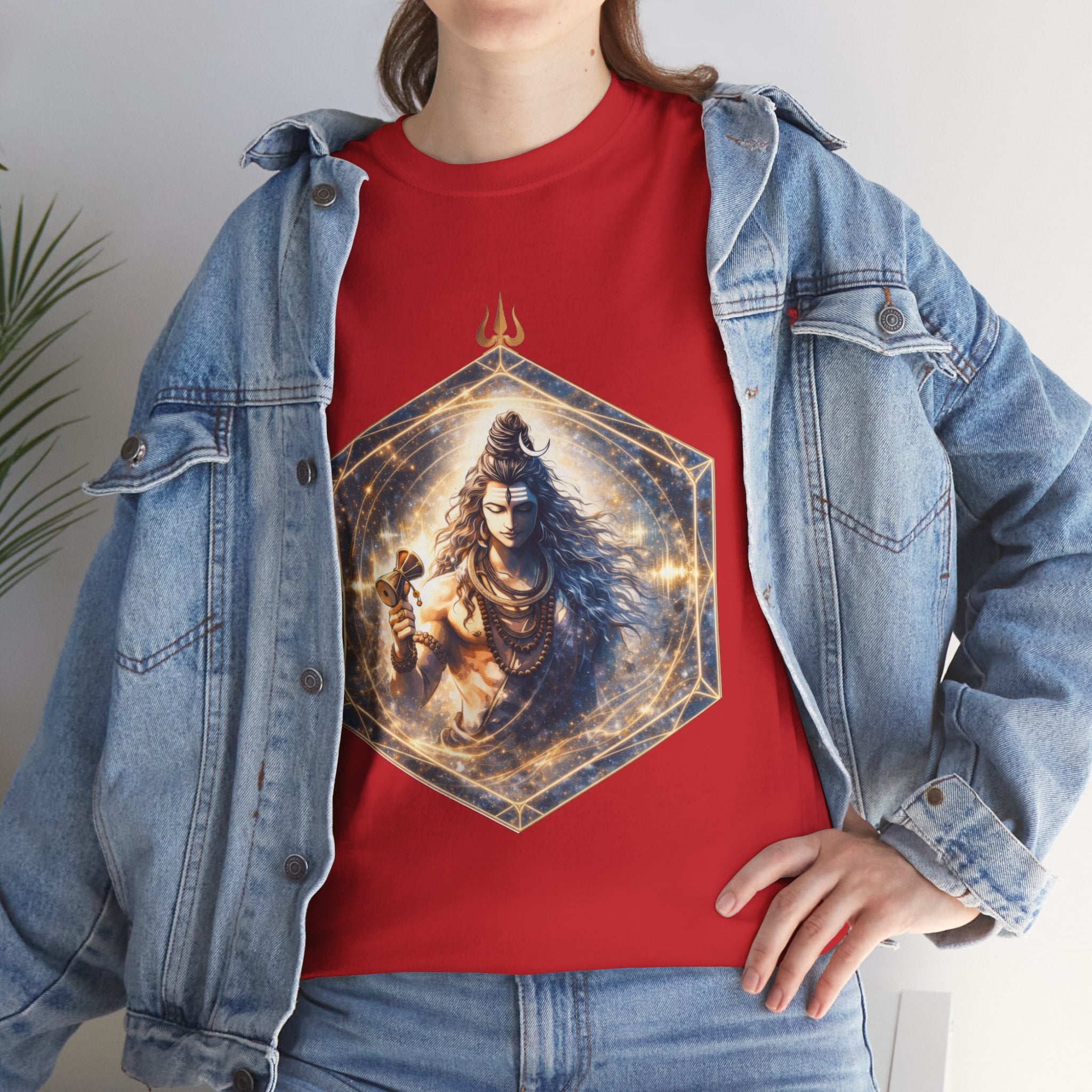 Shiva Damaru T-Shirt - Om Sound, Vibration & Spiritual Energy Tee