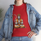 Hanuman Meditation T-Shirt – Inner Stillness & Spiritual Discipline Design