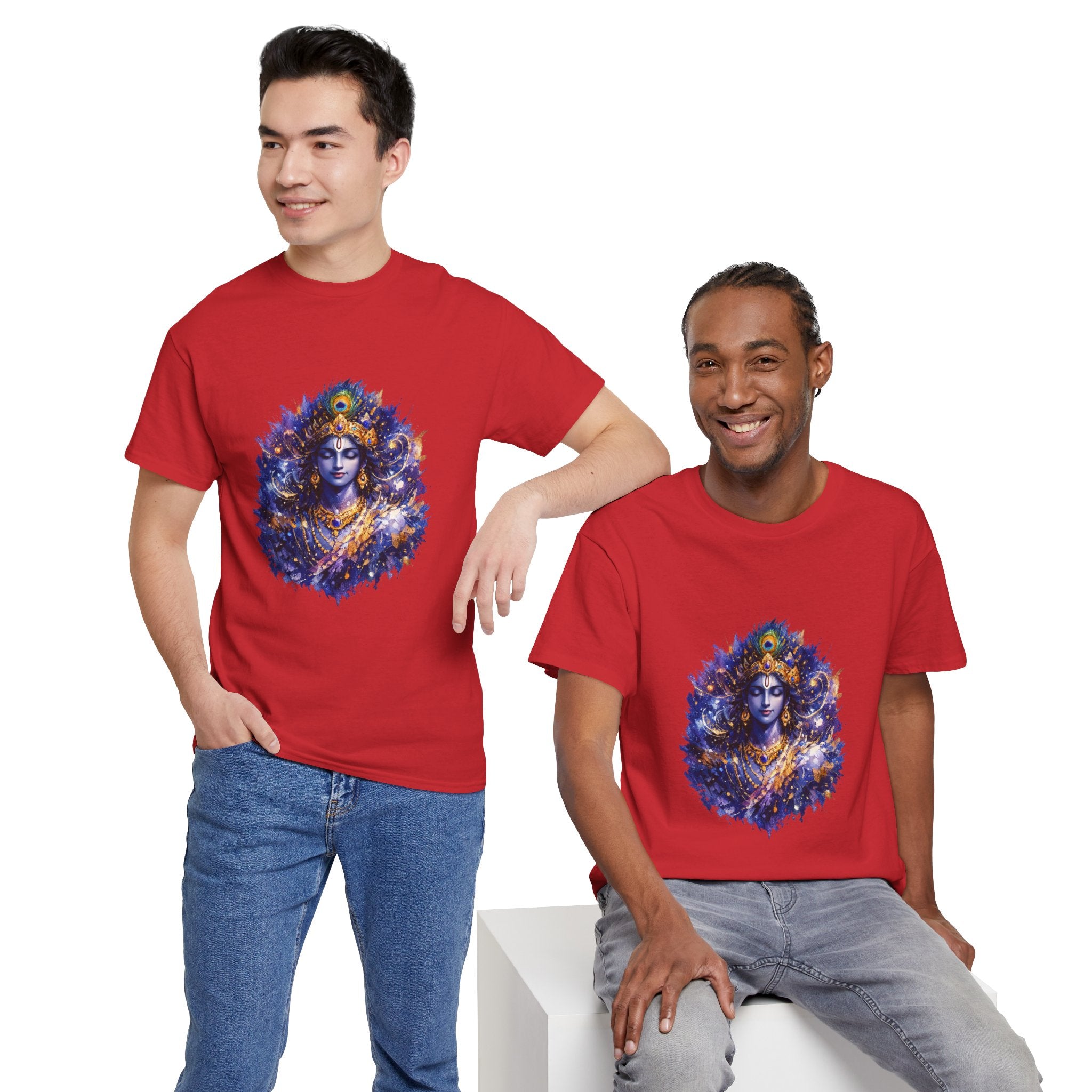 Krishna Cosmic T-Shirt – Vishvarupa Inspired Graphic Tee