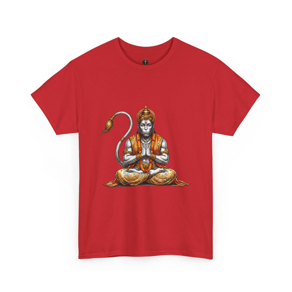 Hanuman Meditation T-Shirt – Inner Stillness & Spiritual Discipline Design