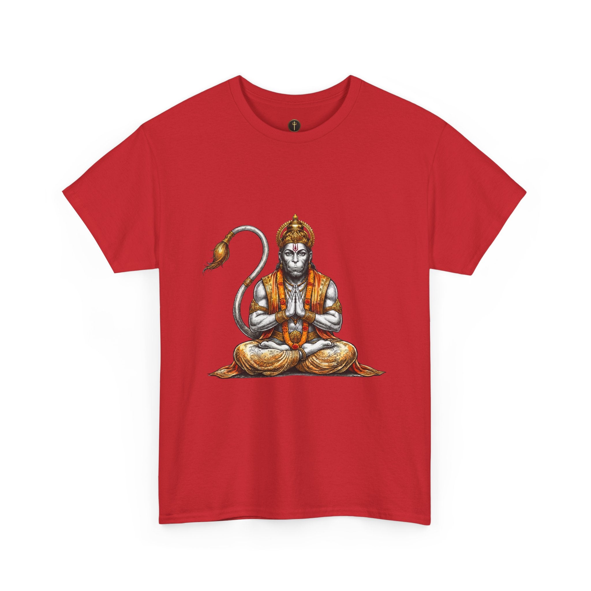 Hanuman Meditation T-Shirt – Inner Stillness & Spiritual Discipline Design