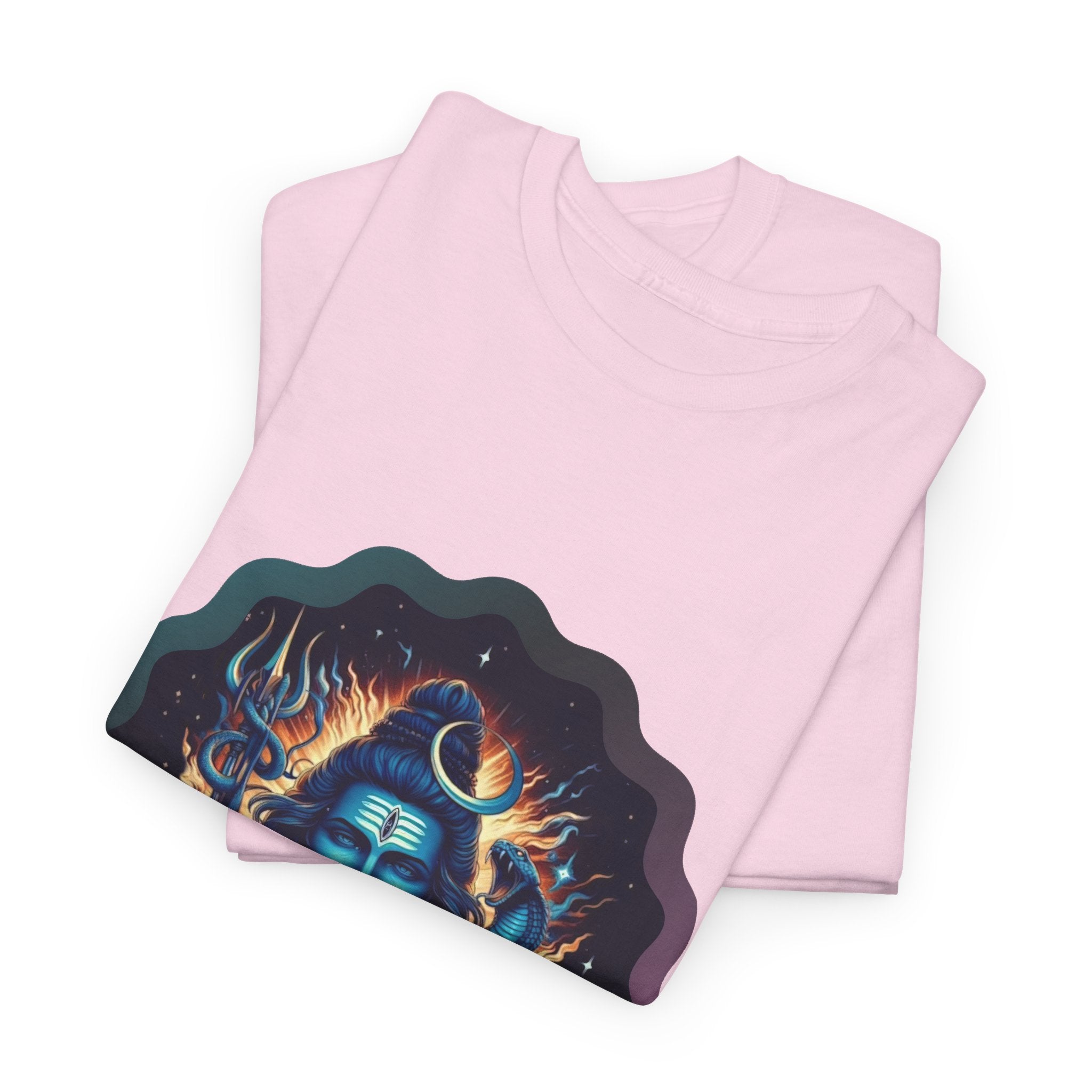 Lord Shiva Flame Graphic T-Shirt