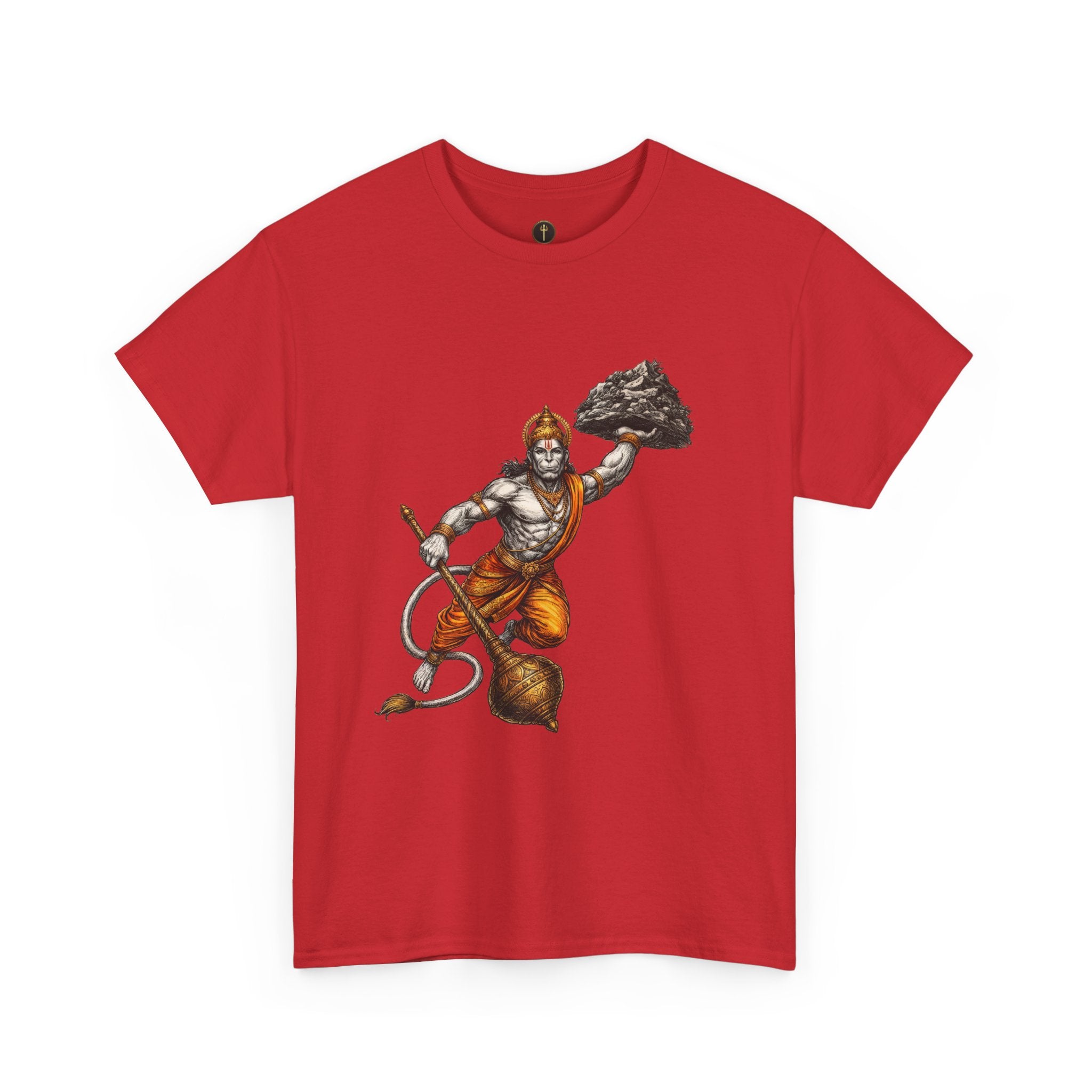 Hanuman Sanjeevani T-Shirt – Strength in Action & Devotion Design