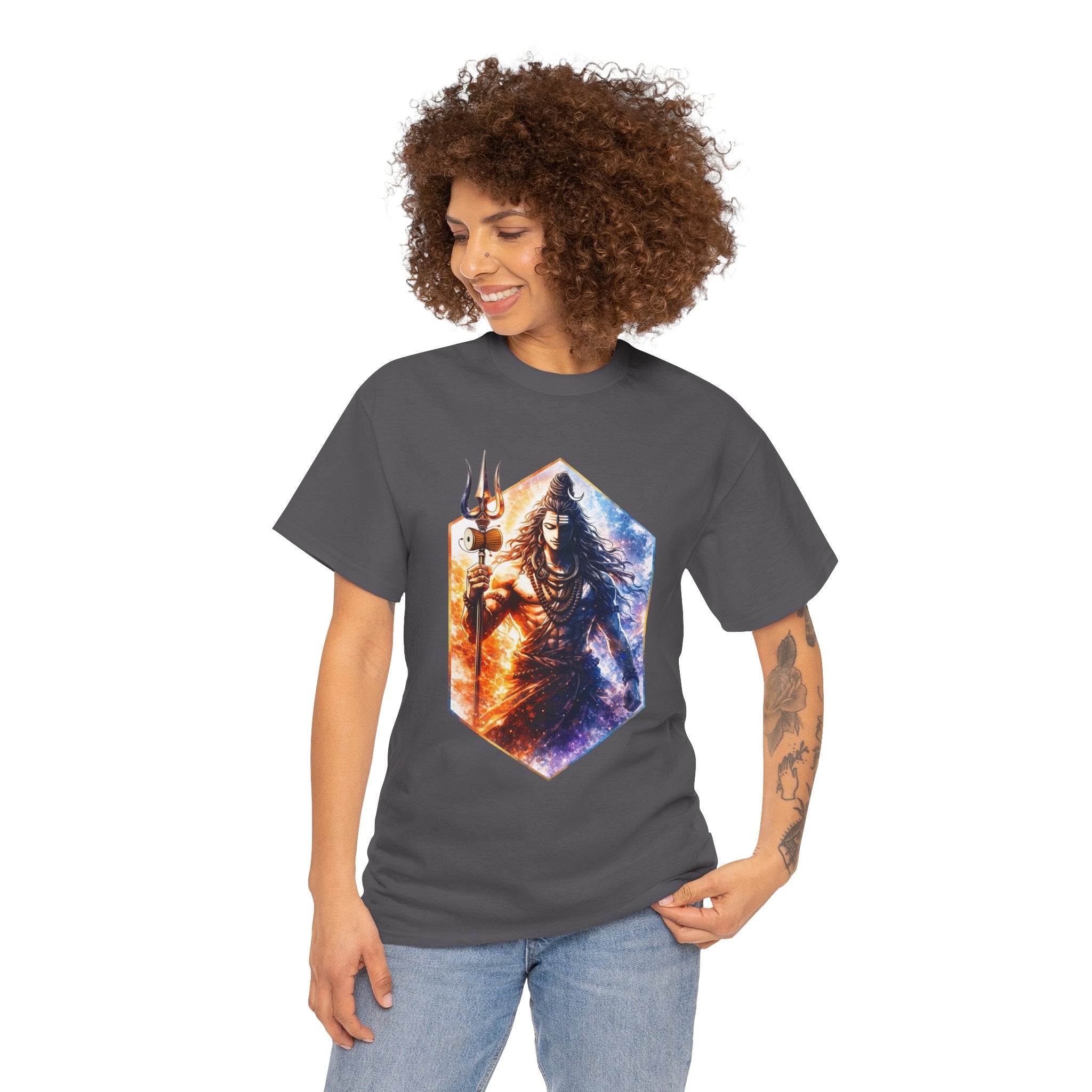 Shiva Trident T-Shirt - Destroyer of Illusion, Strength & Transformation Tee