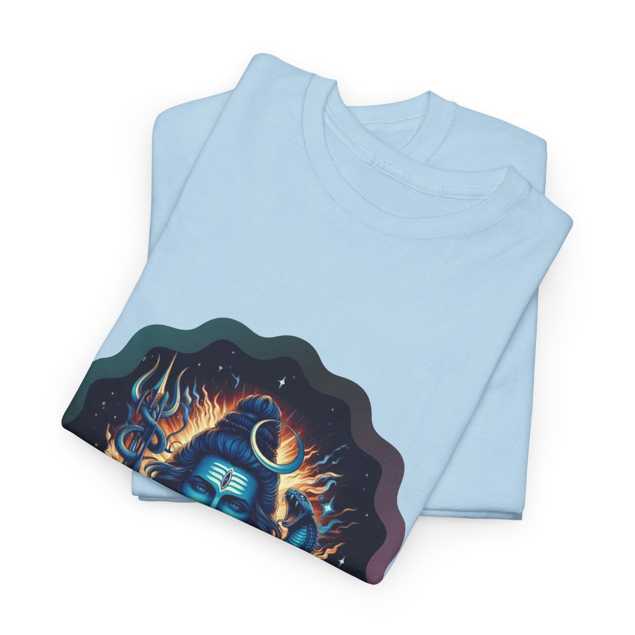 Lord Shiva Flame Graphic T-Shirt