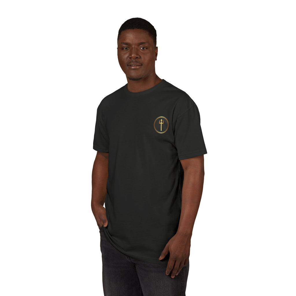 Shiva Cosmic Yantra Suede T-Shirt