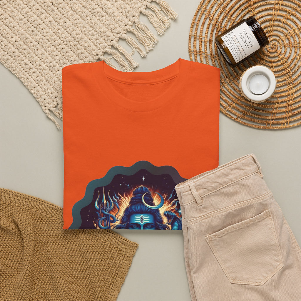 Lord Shiva Flame Graphic T-Shirt