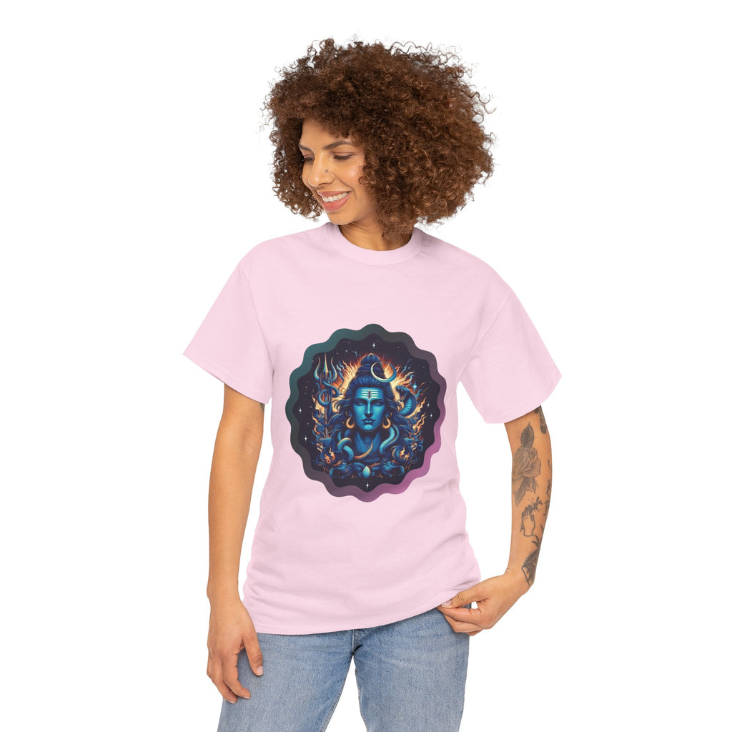 Lord Shiva Flame Graphic T-Shirt