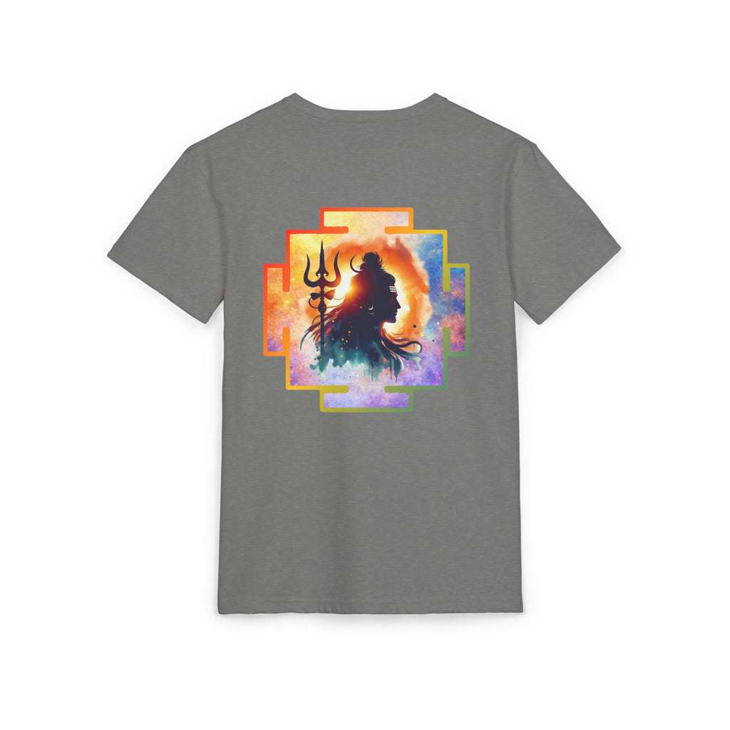 Shiva Cosmic Yantra Suede T-Shirt