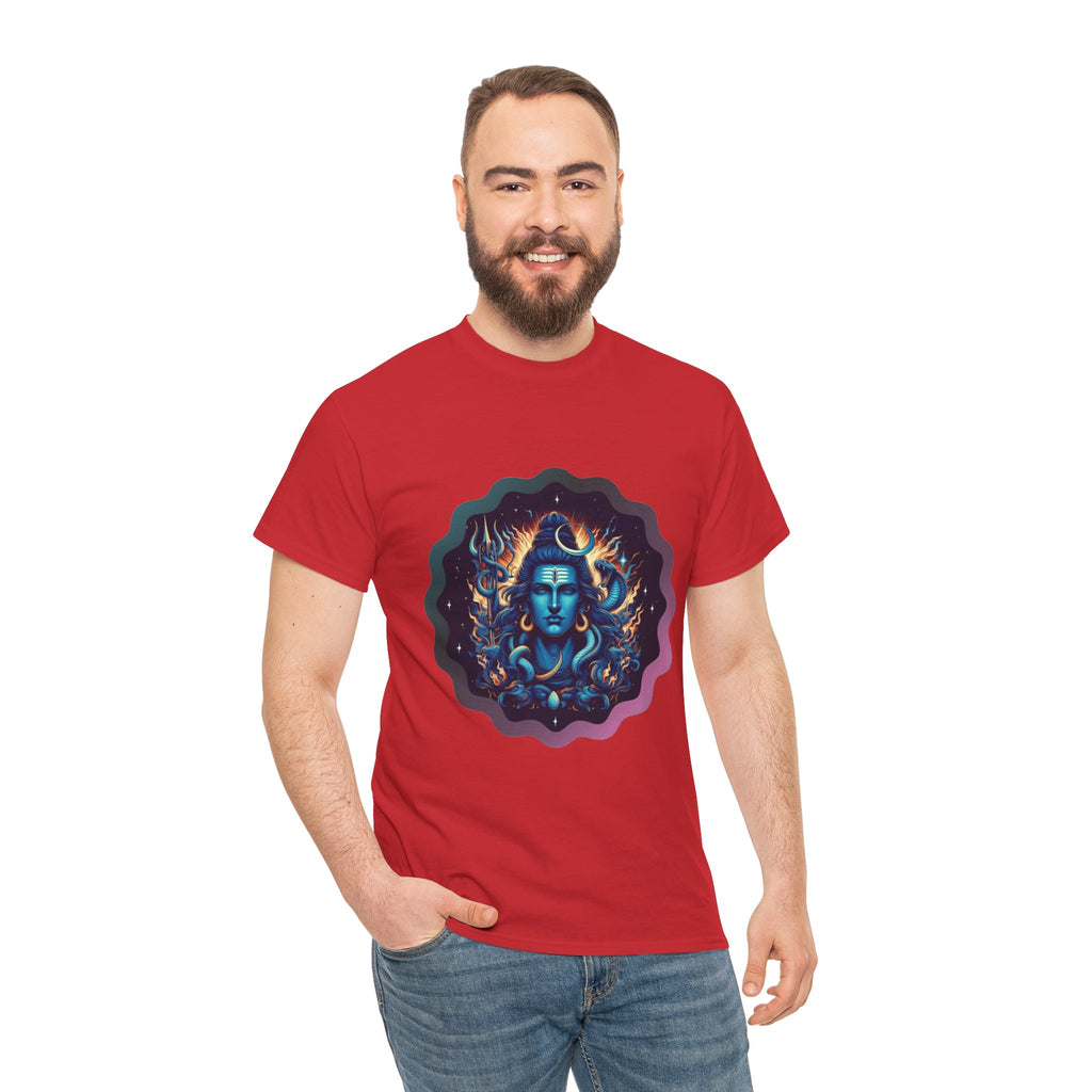 Lord Shiva Flame Graphic T-Shirt