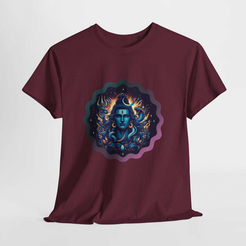 Lord Shiva Flame Graphic T-Shirt