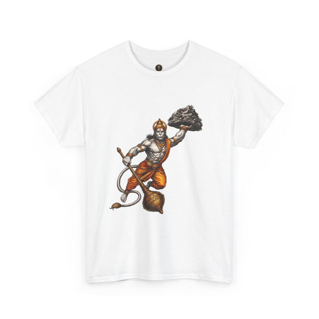 Hanuman Sanjeevani T-Shirt – Strength in Action & Devotion Design