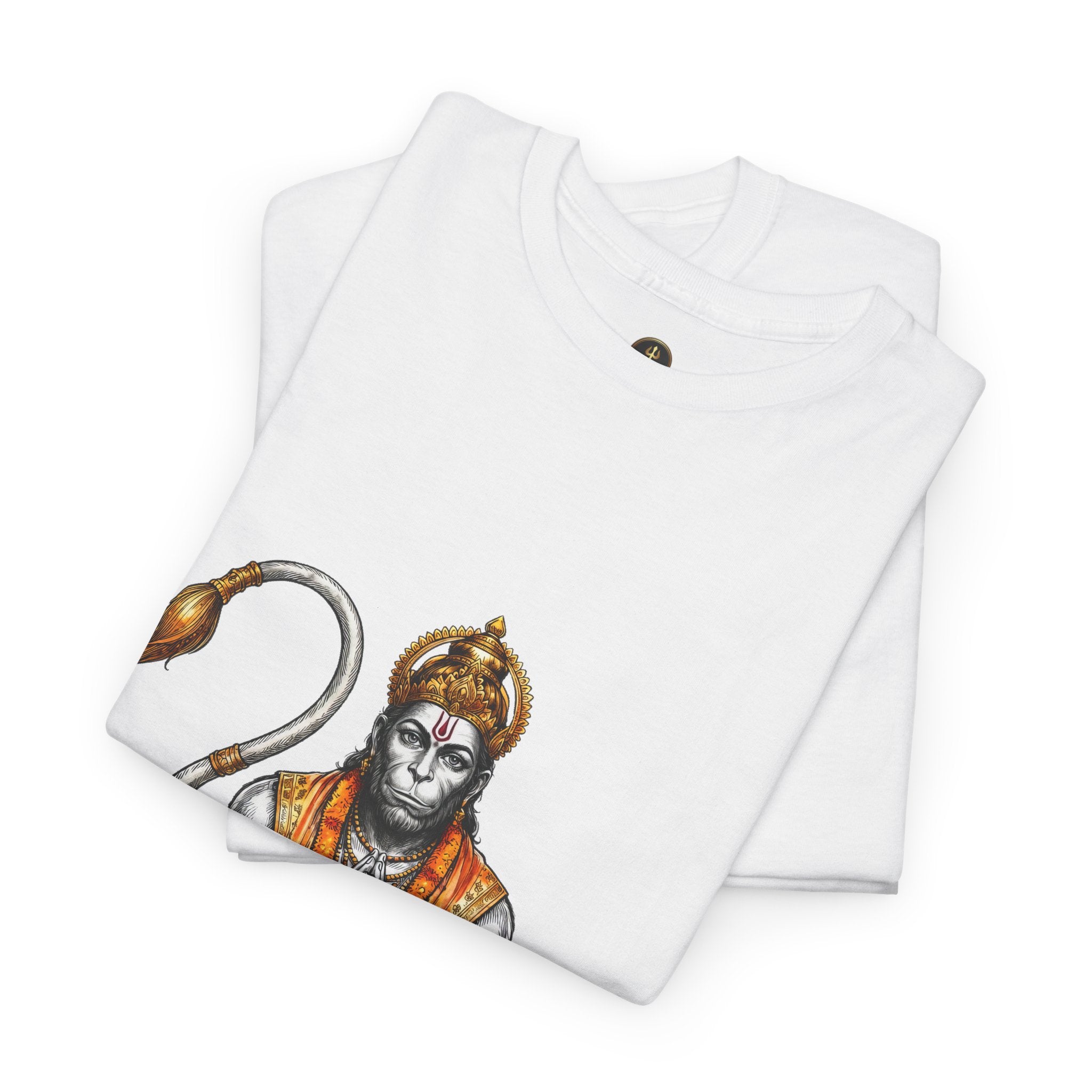 Hanuman Meditation T-Shirt – Inner Stillness & Spiritual Discipline Design