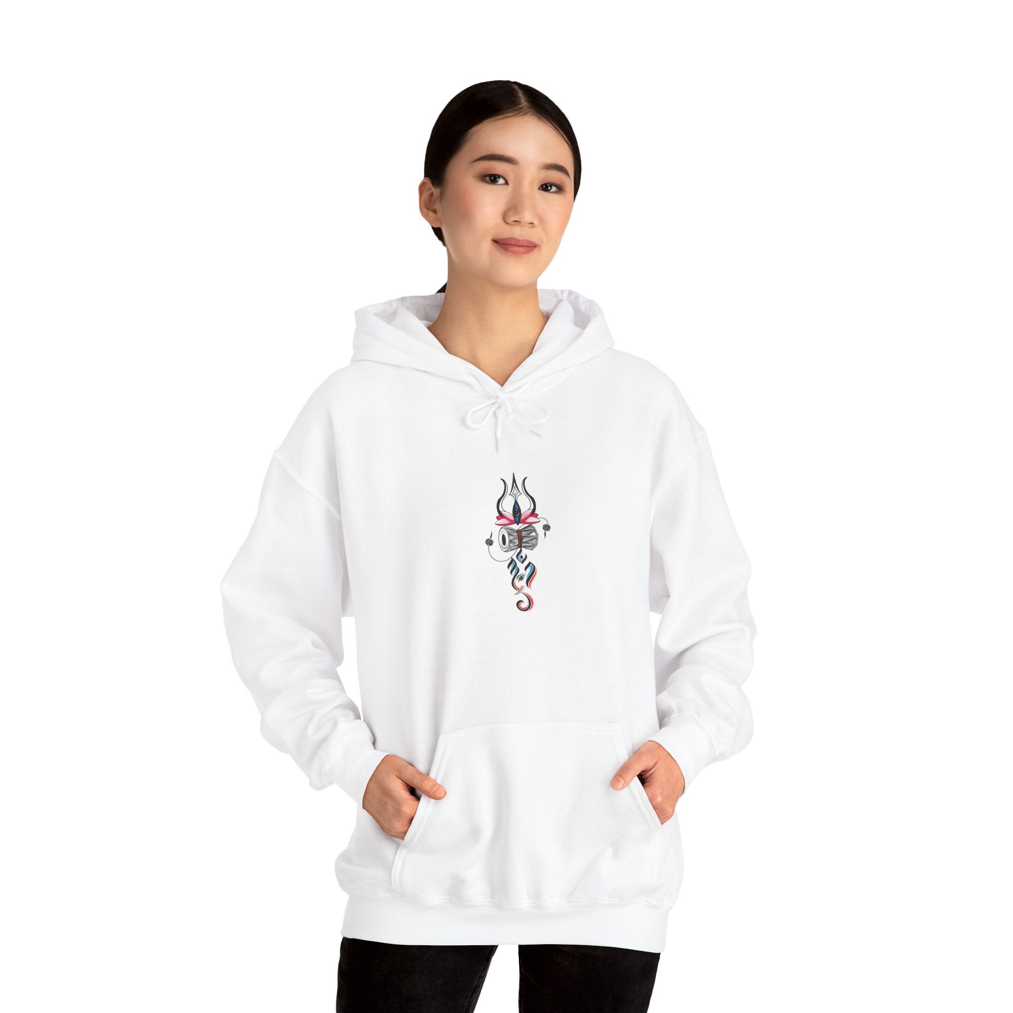 Trishula Damaru Spiritual Hoodie