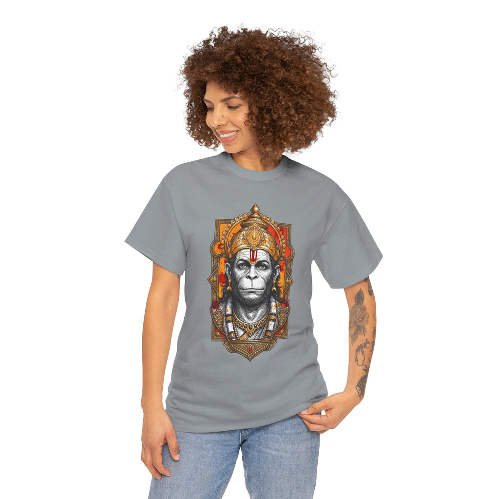 Hanuman The Watcher T-Shirt – Calm Strength & Inner Awareness Design