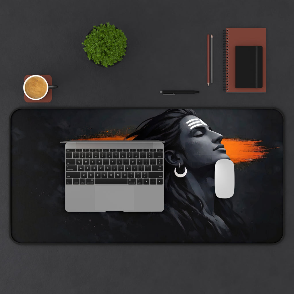 Shiva Desk Mat — Meditation Office Mouse Pad