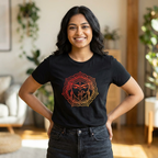 Devi Women’s T-Shirt – Shakti Goddess | “Protected by Divine” Spiritual Shirt