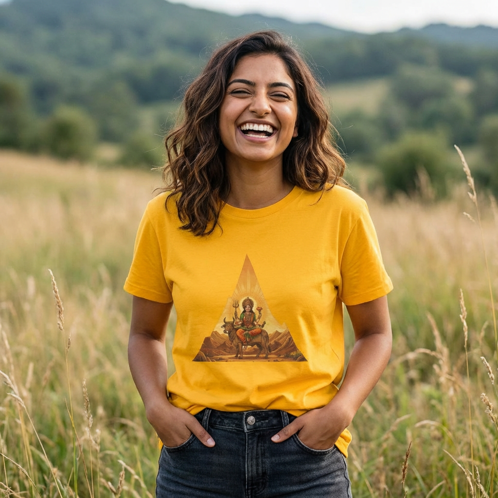 Navratri Night 1 Shailaputri T-Shirt