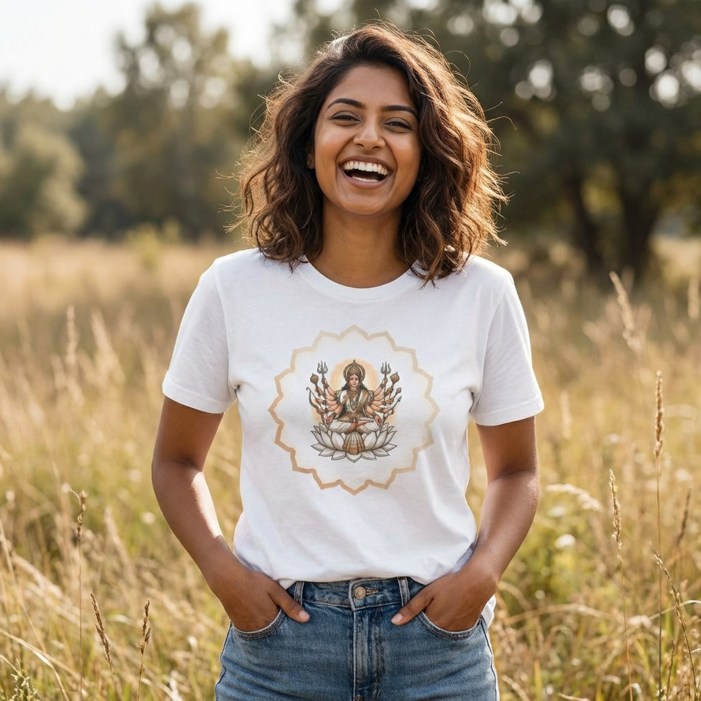 Navratri Night 8 Mahagauri T-Shirt