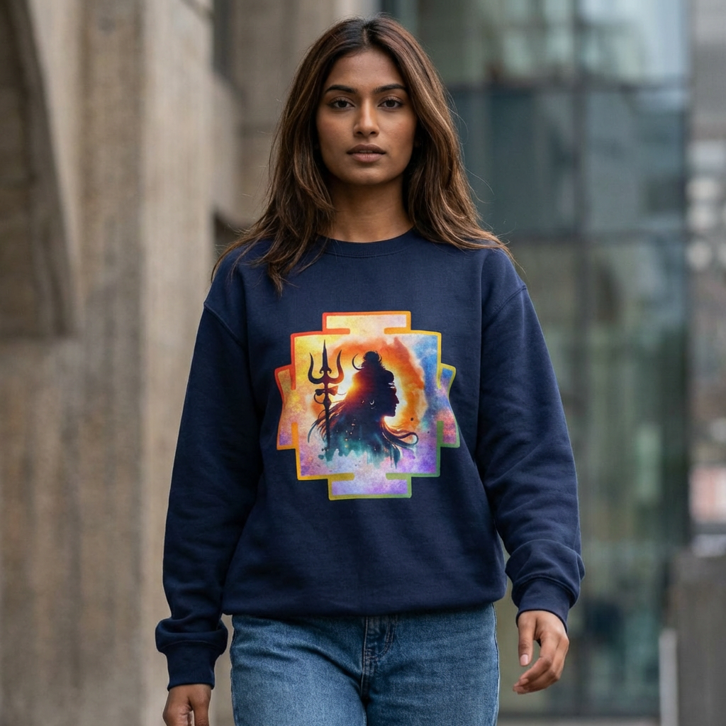 Shiva Cosmic Yantra Sweatshirt