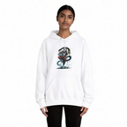 Shiva Movement White Pullover Hoodie