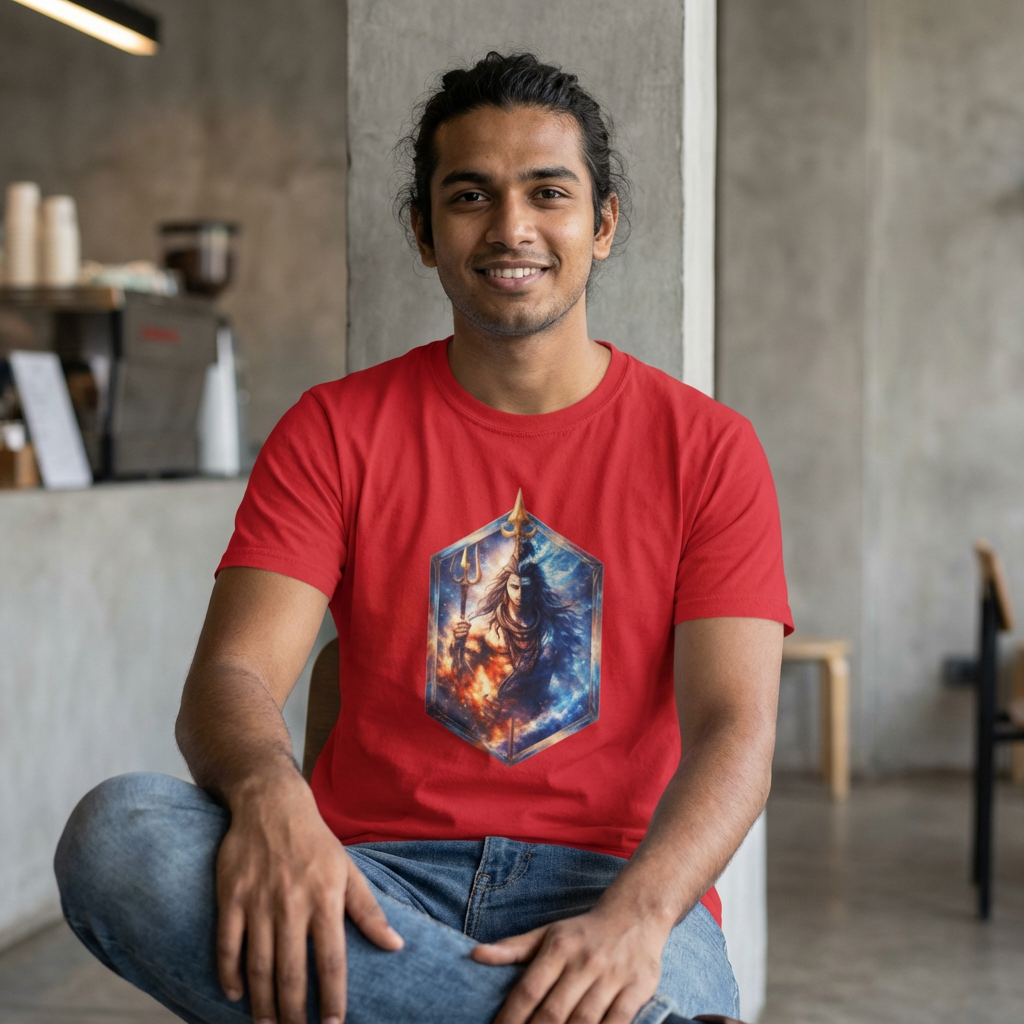 Cosmic Shiva T-Shirt – Universe Energy, Balance & Consciousness Tee