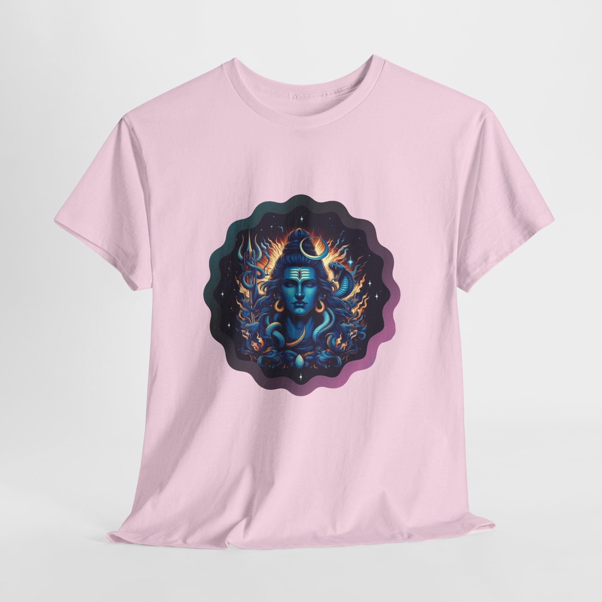 Lord Shiva Flame Graphic T-Shirt