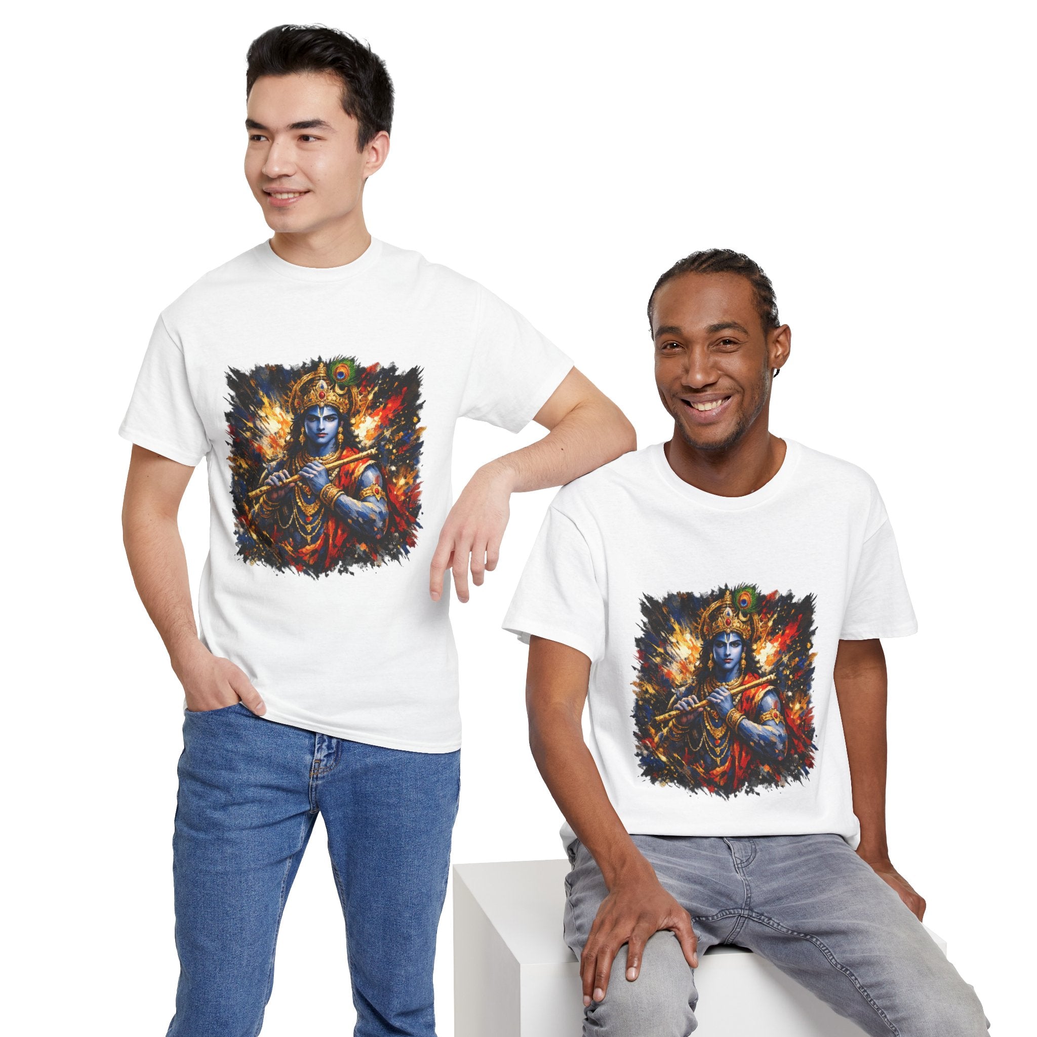 Krishna Warrior T-Shirt – | Spiritual Strength Shirt