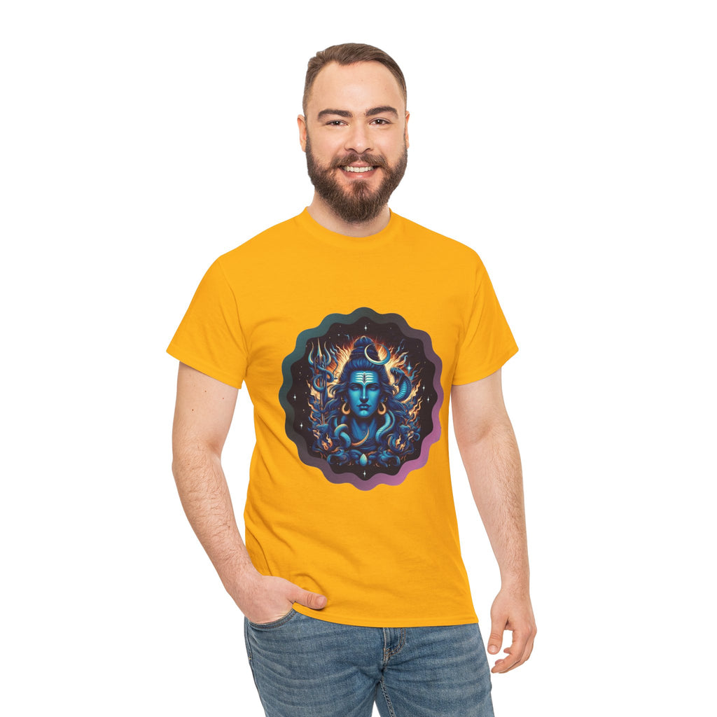 Lord Shiva Flame Graphic T-Shirt