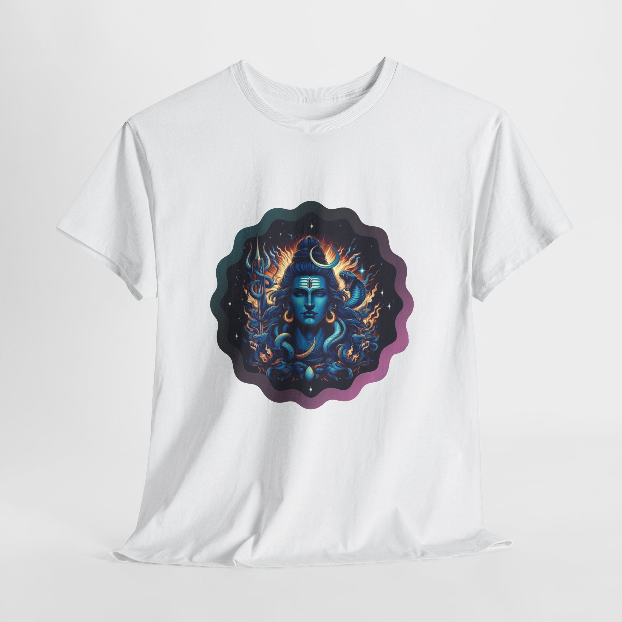 Lord Shiva Flame Graphic T-Shirt