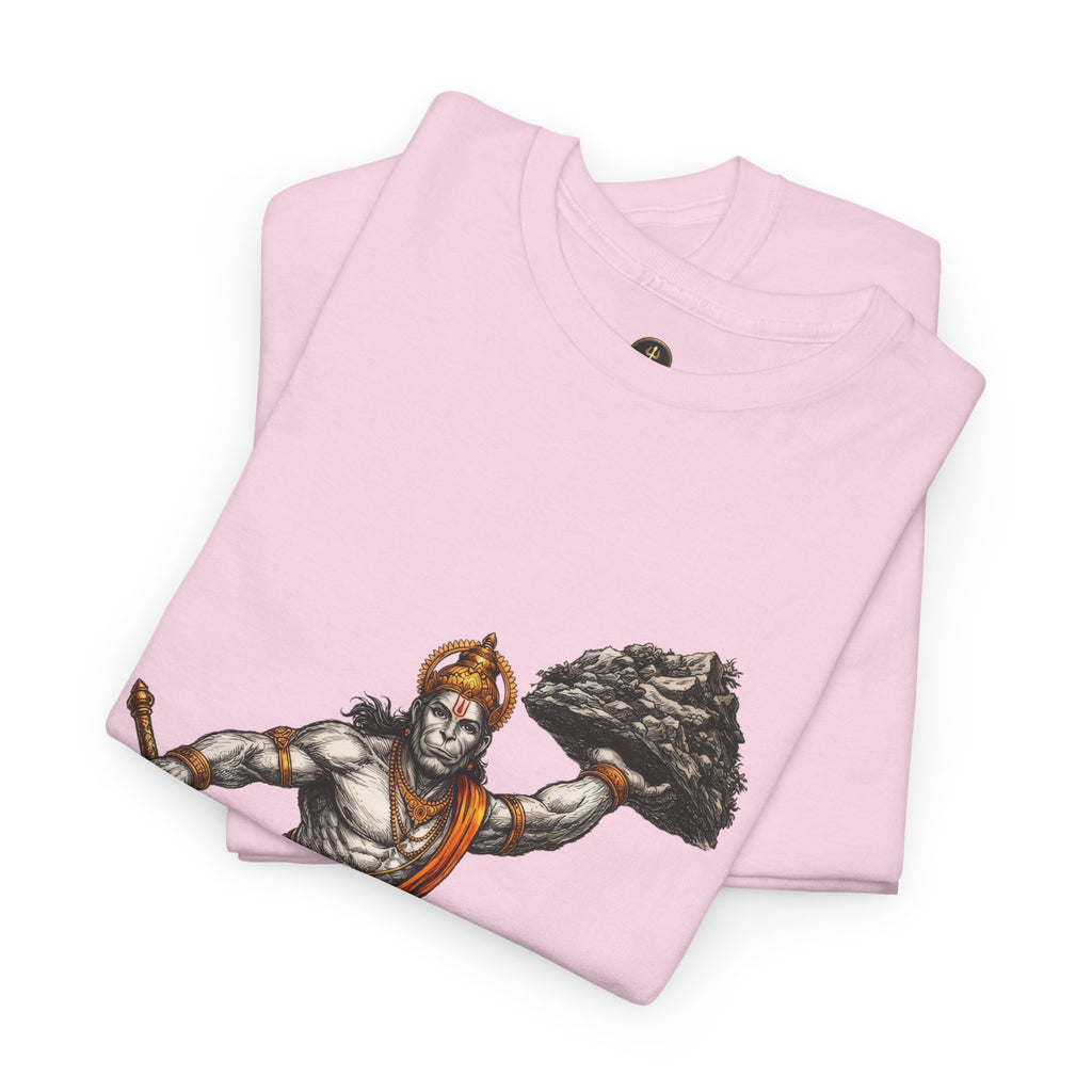 Hanuman Sanjeevani T-Shirt – Strength in Action & Devotion Design