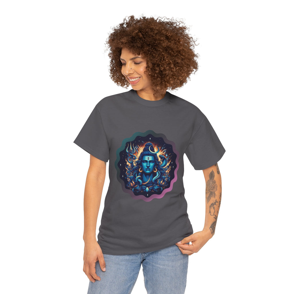 Lord Shiva Flame Graphic T-Shirt