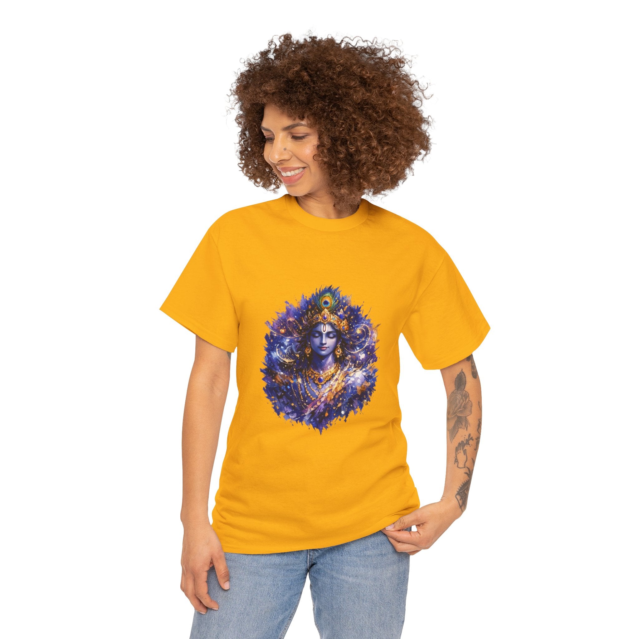 Krishna Cosmic T-Shirt – Vishvarupa Inspired Graphic Tee