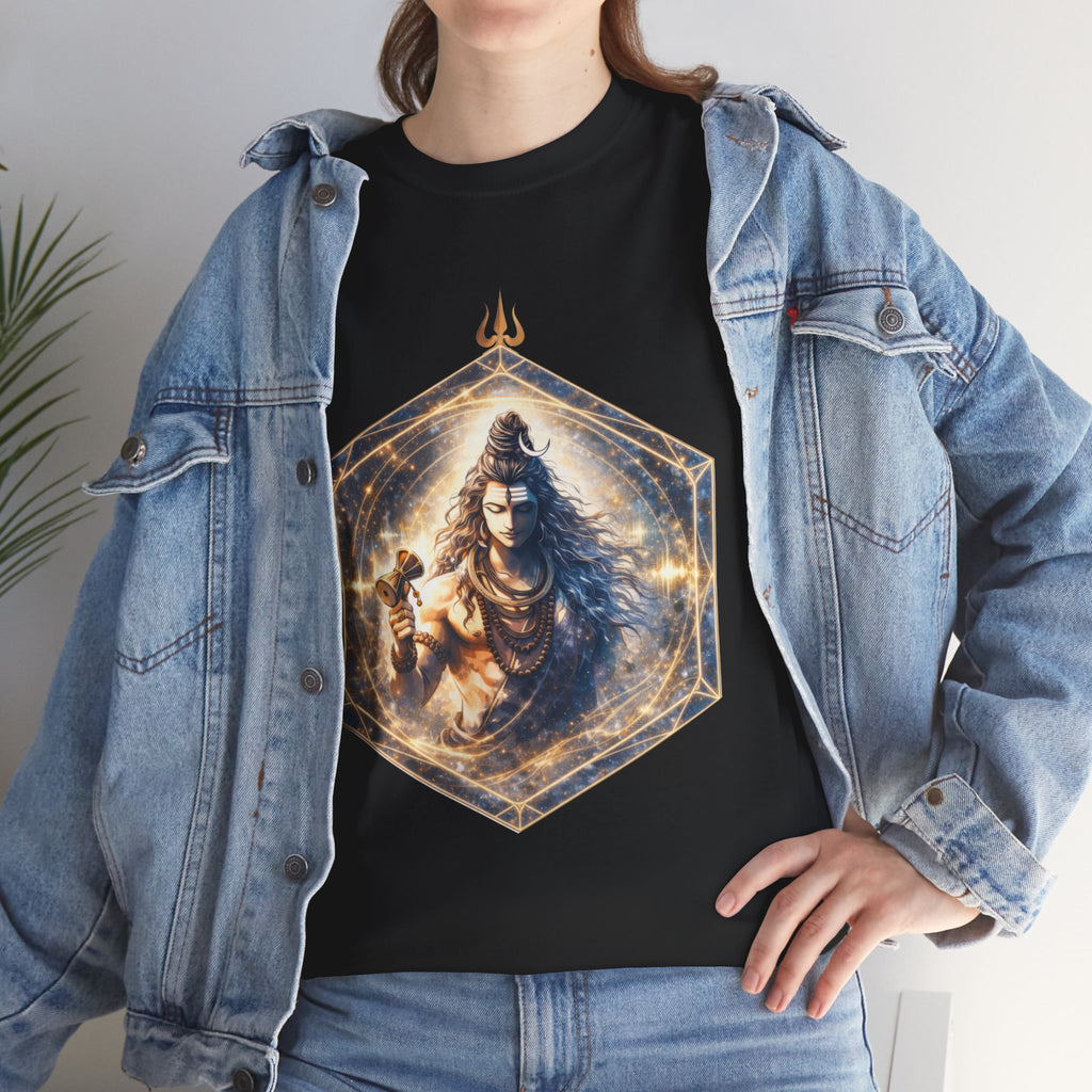 Shiva Damaru T-Shirt - Om Sound, Vibration & Spiritual Energy Tee