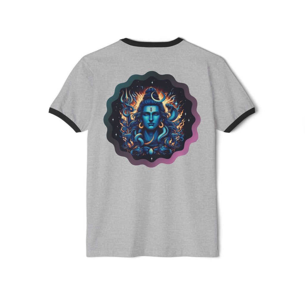 Lord Shiva Flame Ringer T‑Shirt